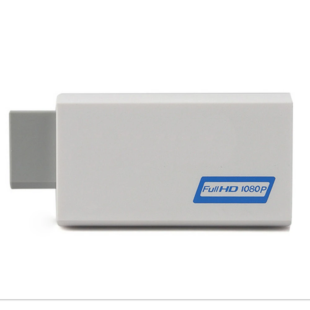 50 шт. для W i HD адаптер преобразователь Поддержка FullHD 720P 1080P 3 5 мм аудио Wii2HDMI