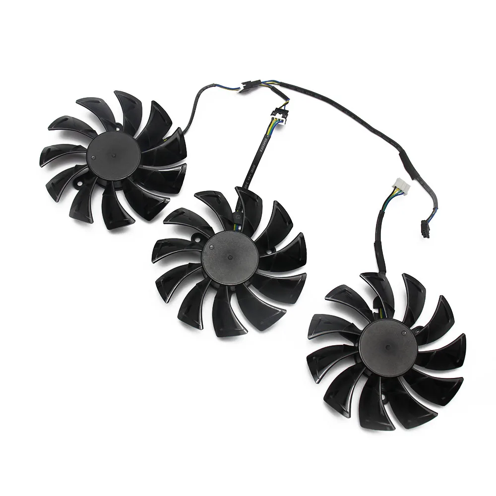 3 шт./лот GA92S2U DC12V 0.46A RTX2080 Ti для ZOTAC GAMING GeForce RTX 2080 2080Ti AMP видеокарта охлаждающий вентилятор