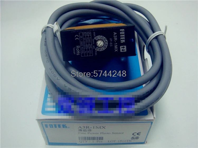 

Free shipping A3R-1MX FOTEK Diffuse Reflection Photoelectric Switch Sensor 100% New Good Quality FREE POWER PHOTO SENSOR