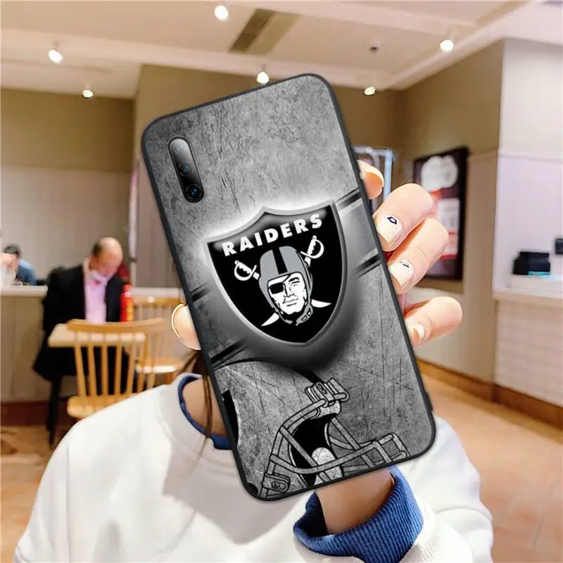 

Oakland Raiders Phone Case For Huawei nove 2i 3i E 4 5 6 7 Pro Se Y5 Y6 Y7 Y8 Y9 Prime 2018 2019 Cover Fundas