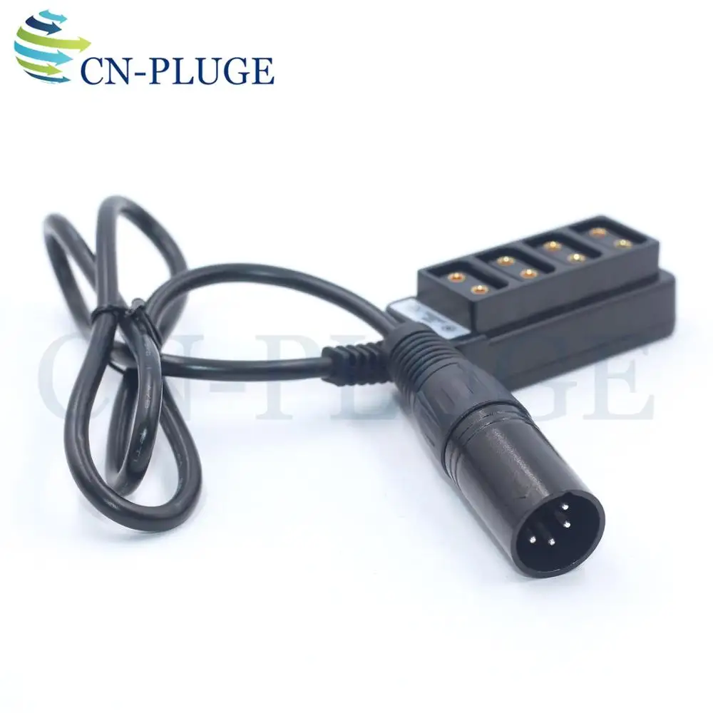 4-контактный разъем XLR 12 В питания для 4-портового P-Tap женской камеры разветвитель