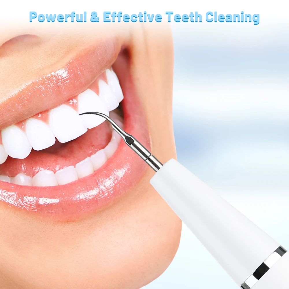 

Ultrasonic Teeth Whitening Cleaning Device Sonic Dental Scaler Calculus Remover Tooth Stains Tartar Tool Dentist Whiten Teeth
