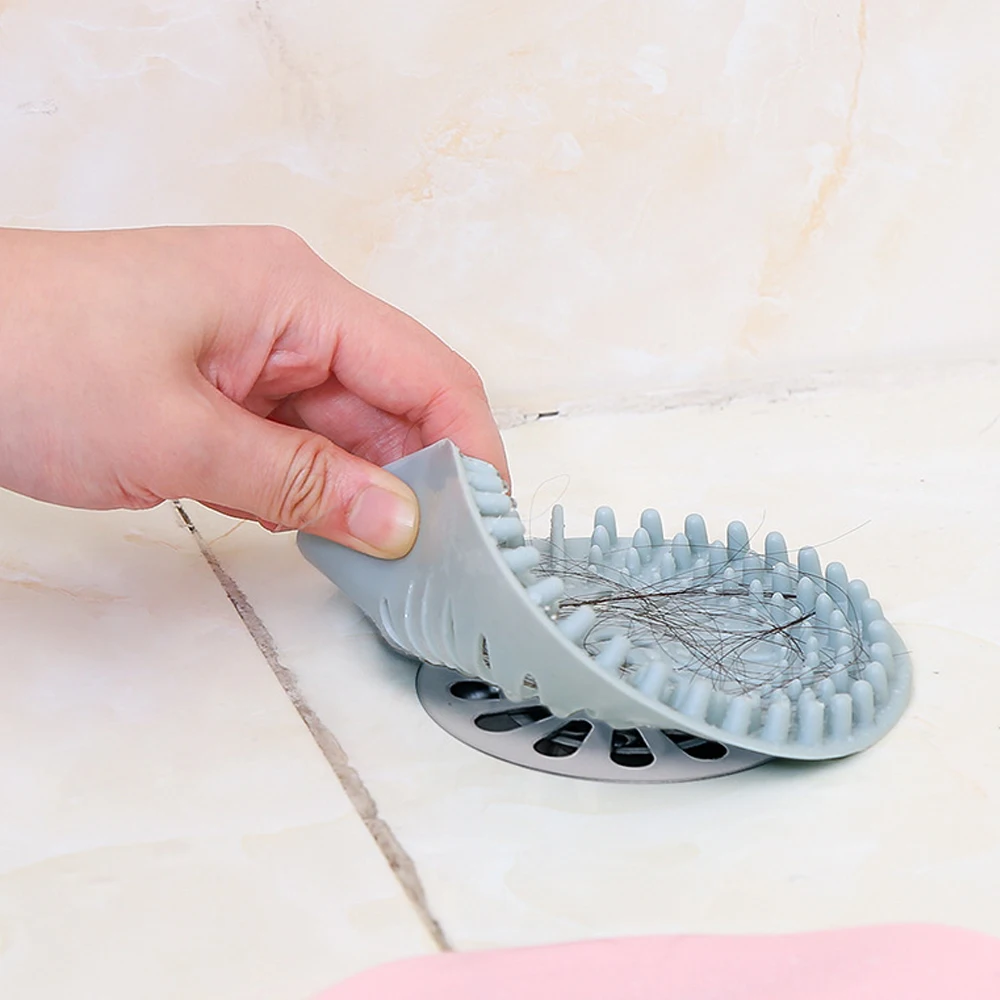 

Sink Anti-blocking Floor Drain Cover Shower Drain Strainers Bathtub Stopper Silicone Sink Cover Hair Catchers Bathroom Filter