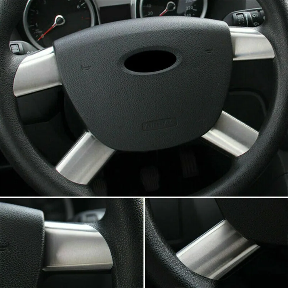 

4pcs/Set Decoration Stickers For Ford Transit MK7 LTD Steering Wheel Interior Trim