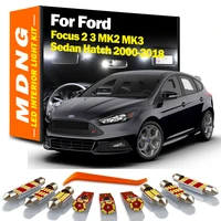 mdng canbus led interior light kit for ford focus 2 3 mk2 mk3 sedan hatch 2000 2017 2018 car accessories dome map lamp no error