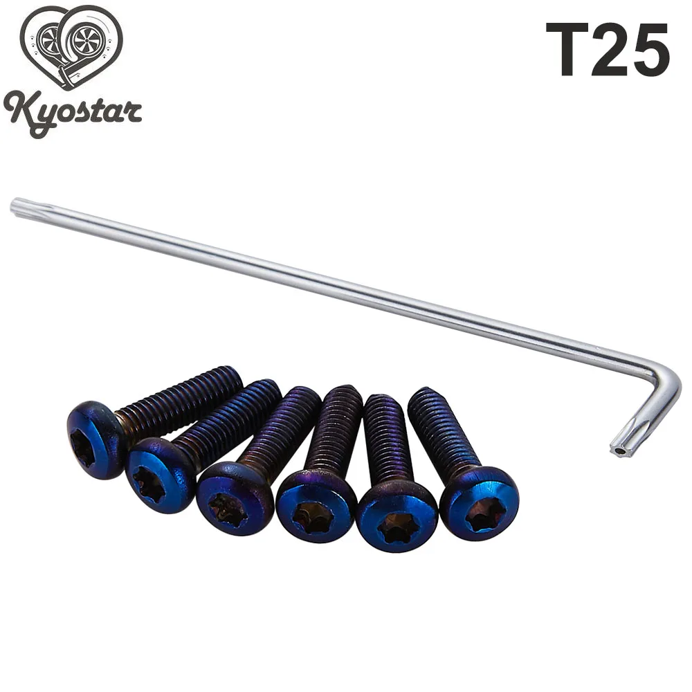 Star round head Титановые синие болты для рулевого колеса M4x18 Neo хром Радужный болт для рулевого колеса болт с шестигранной головкой - Цвет: Star round head