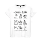 Женская футболка хлопок The camera sutra