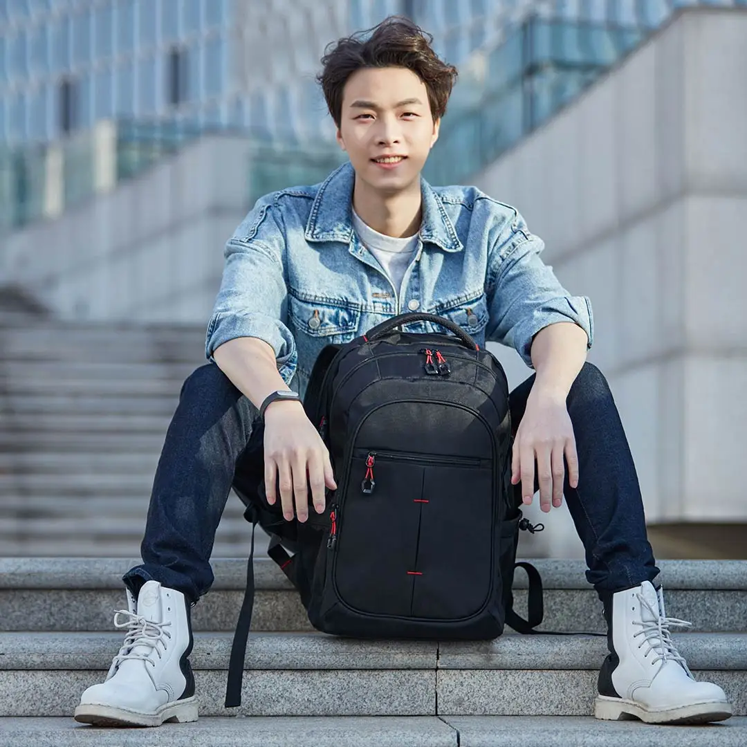 Мужской вместительный Многофункциональный рюкзак UREVO нейлоновый