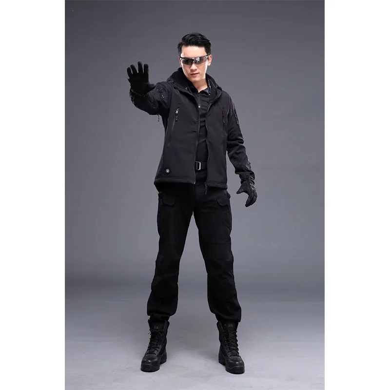 

TAD soft shell jacket suit windproof and breathable male big leaf camouflage windbreaker pants