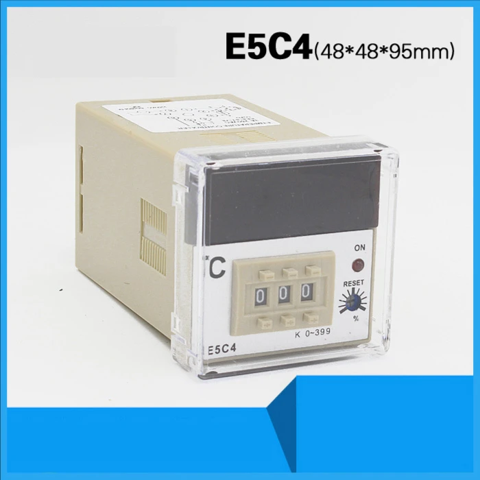 Temperature controller E5C4 digital display regulator temperature controller adjustable instrument 0-399 