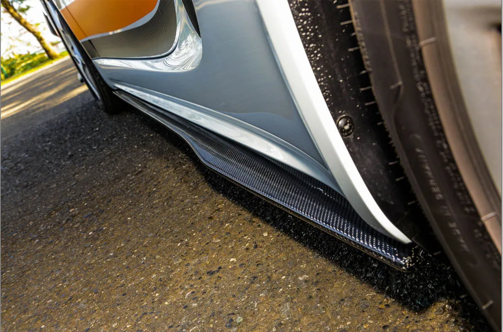 Боковые бамперы из углеродного волокна боковые юбки удлинители Стайлинг