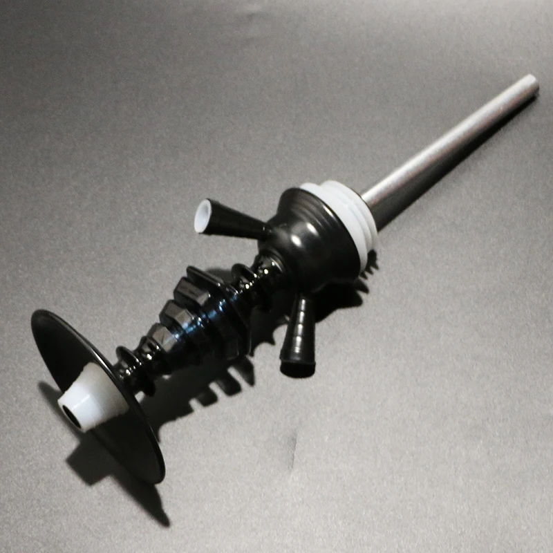 Трубка для кальяна Матовый Металлический Набор наргиле соединение двух шлангов