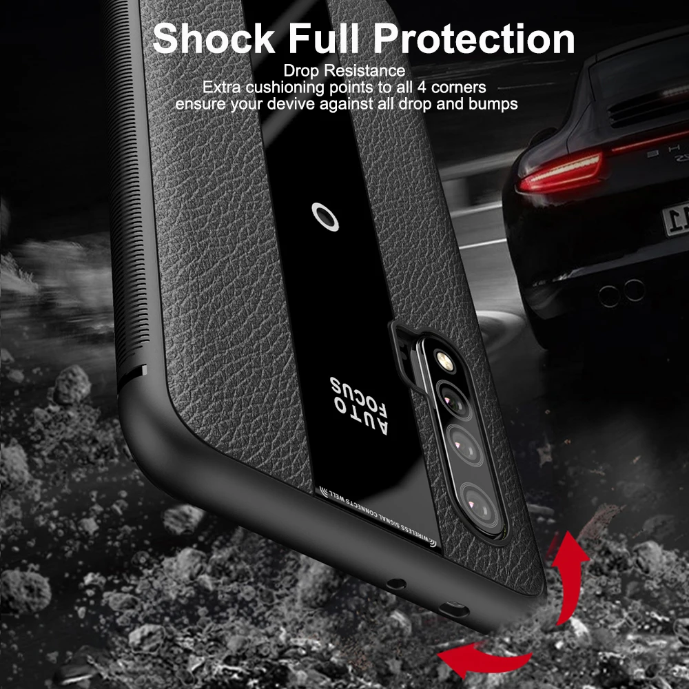 

Nova 6 Luxury Carbon Fiber Silicone Phone Case For Huawei Nova 6 SE Ultra-thin Non-slip Protection Cover Coque For Nova 5 5i Pro