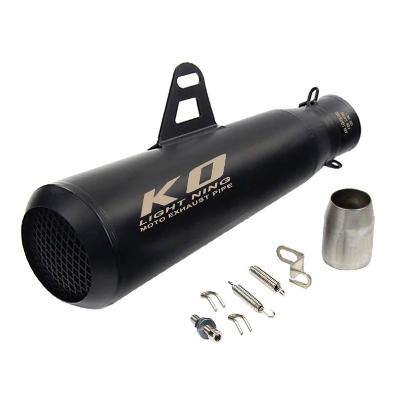 51 мм Универсальная выхлопная вентиляционная труба мотоцикла без глушителя из
