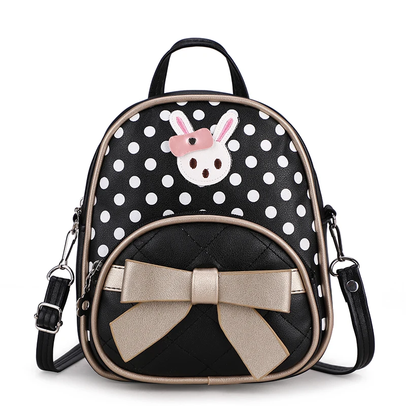 

Bow Tie Rabbit Messenger Child Bag New Boy Backpack Cartoon Cute Girl Backpack Baby Kindergarten School Bag