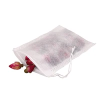 100pcslot tea bag filter paper bags tea strainer infuser wood drawstring tea bag for herb loose tea ware 3 sizes