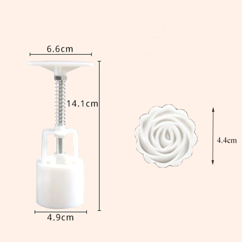 3D ручной пресс форма Луна для торта пластиковый сделай сам цветочный узор