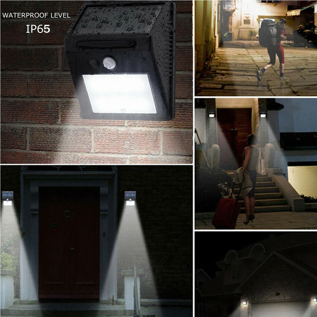 

Environmental Protection and Energy Saving and High Efficiency Outdoor Sports Black LED Lamp Bead Wall Light Sensor Solar