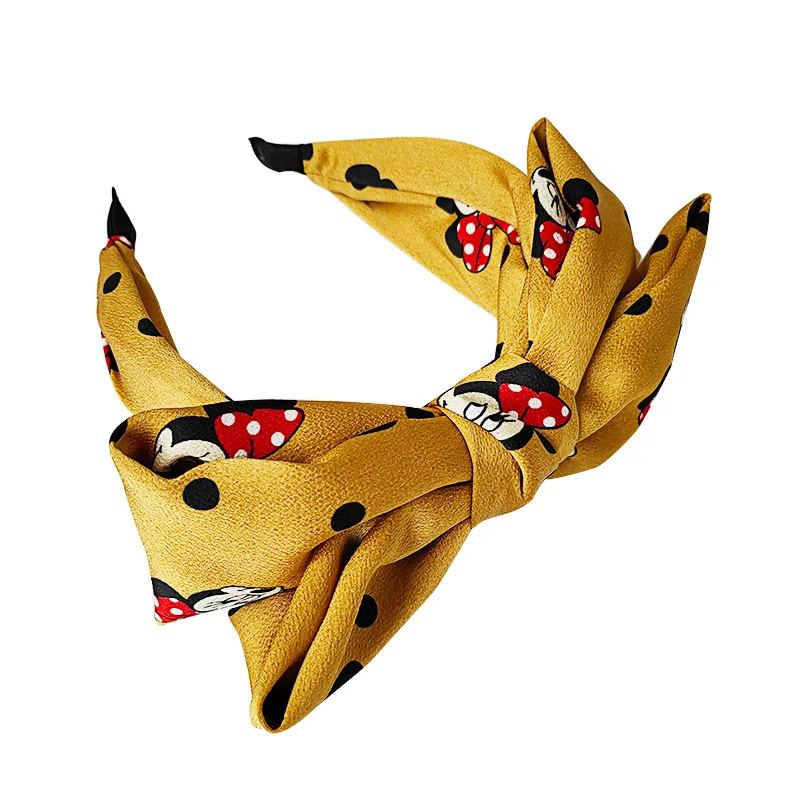 Повязка на голову с бантом для девочек детский модный головной убор из