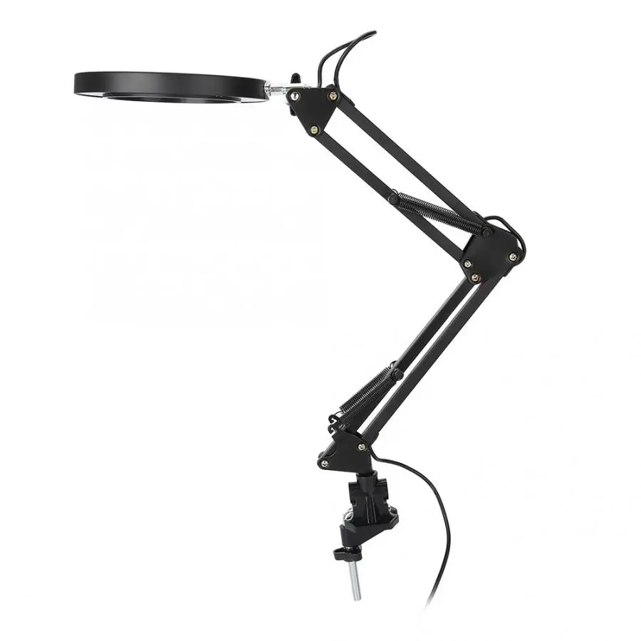 Светодиодная лупа для тату салона с зажимом вращающаяся на 360 °|Аксессуары