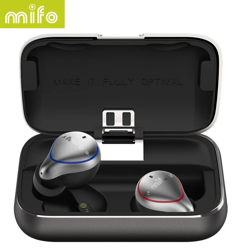Mifo O5 TWS настоящие беспроводные наушники IPX7 водонепроницаемые bluetooth-наушники спортивные HiFi звуковые наушники с зарядным устройством для телефона