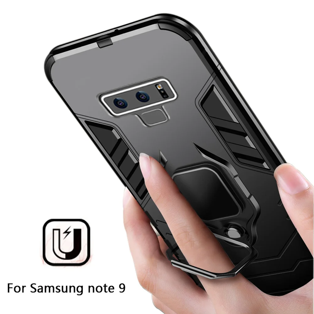 Роскошный противоударный бронированный чехол для samsung Note10 проектов 6 A7 A8PLUS J4 2018 Note