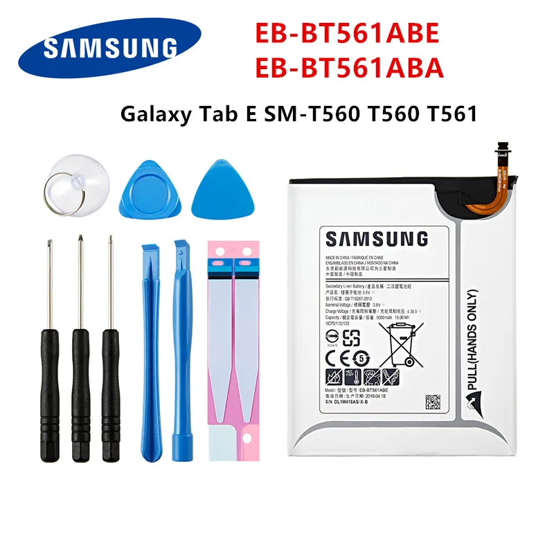 Оригинальный планшетный компьютер SAMSUNG аккумулятор 5000 мАч для Samsung Galaxy Tab E T560 T561