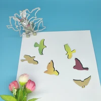 7 small birds metal cutting mold scrapbook photo frame photo album decoration diy handmade art