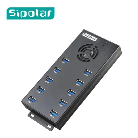 Sipolar Новое поступление 10 портов USB 3,0 Синхронизация данных и зарядный концентратор 2.1A USB зарядное устройство для iPhone iPad Samsung Android телефонов пл...