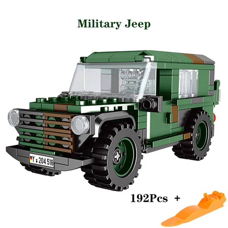 

Building Blocks The Military Techni New Army Theme Armored Tank WW2 Weapon Figures Bricks Kit Boy's Birthday Christmas Toys