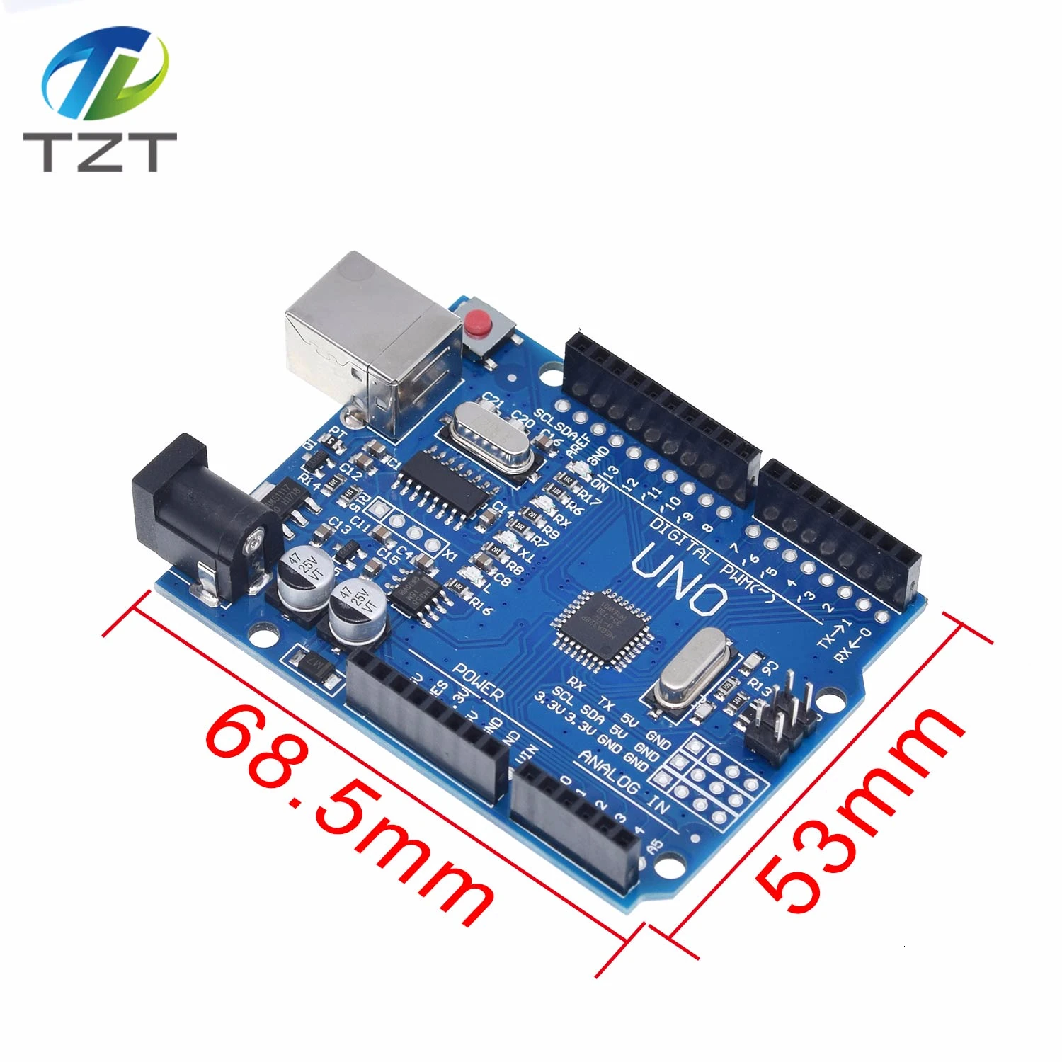 TZT ЧПУ щит V3 гравировальный станок 3D печать + 4 шт. DRV8825 Плата расширения драйвера