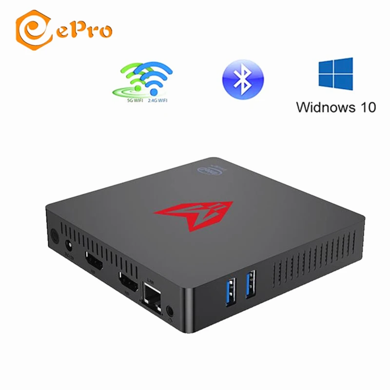 Мини ПК MII Intel Apollo Lake J4205 8GB 128GB Win 10 мини медиаплеер HD1.4b BT4.0 2 4G wifi 10|Мини ПК| |