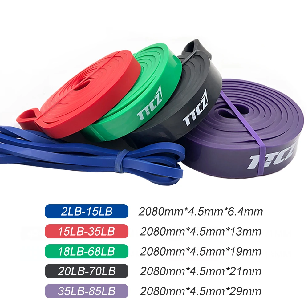 Резинки для фитнеса оборудование упражнений резиновая петля гимнастический