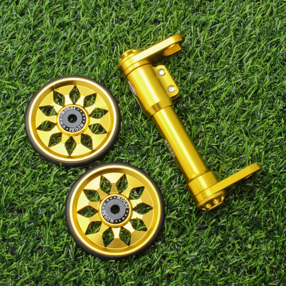 

1 Set Folding Easy Wheel Extension Rod Compatible for Brompto Bike