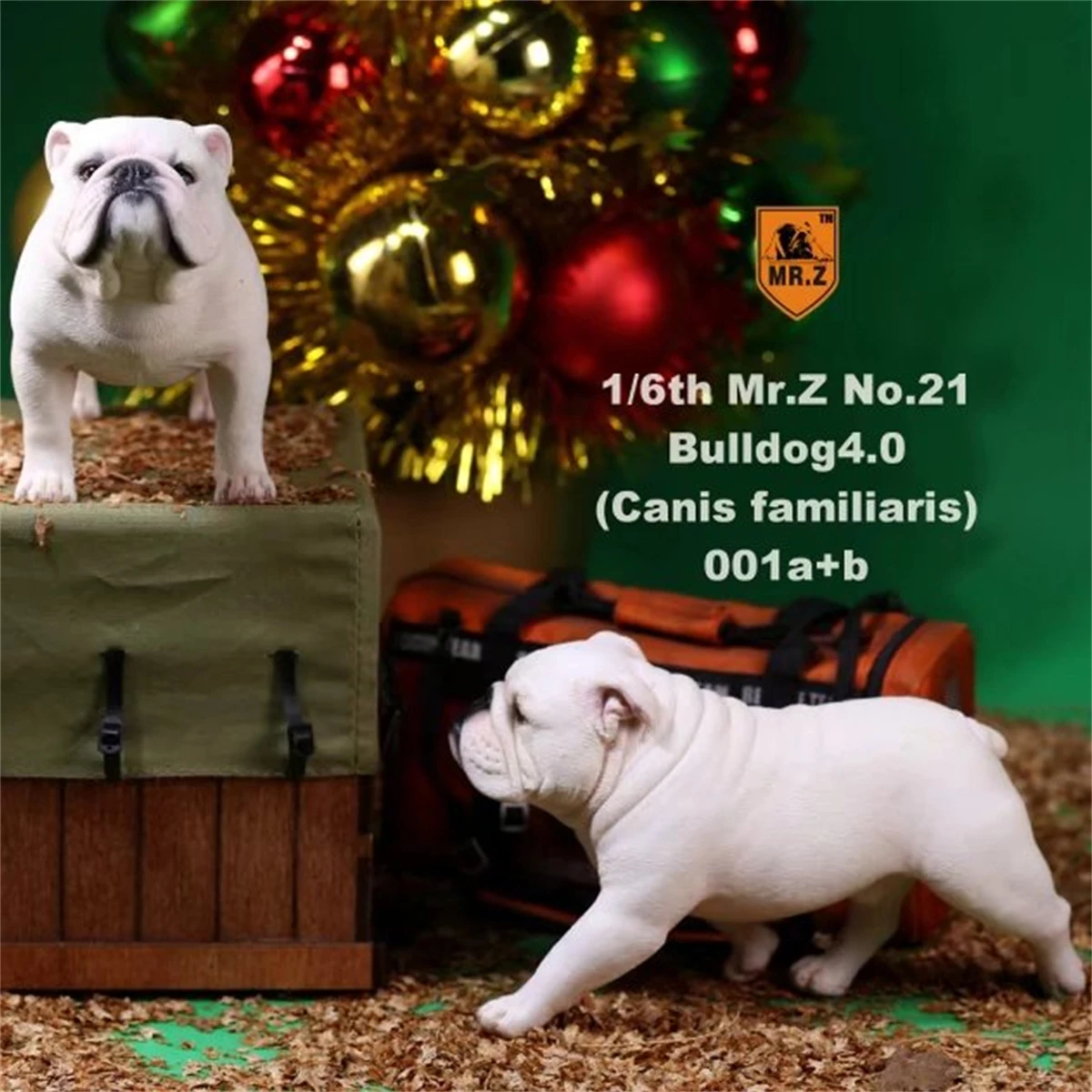 JXK 1/6 British Bulldog Animal Model Figure Pet Dog Trinkets Office Desktop Decor Ornaments Toy Children Adult Kids GK Xmas Gift |