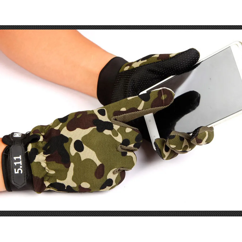 Тактические перчатки с сенсорным экраном противоскользящие для охоты кемпинга