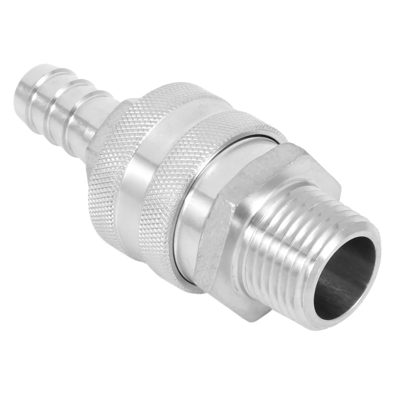 

Brewing Adapter 1/2In Female Thread Stainless Steel Quick Connector Adapter For Brewing Beer Quick Connector