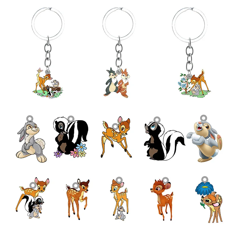 Брелок с изображением кролика Бэмби из мультфильма Ювелирное Украшение