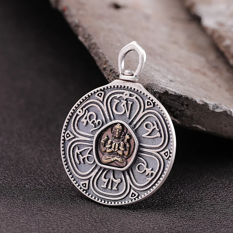 Буддистские подвески для мужчин и женщин с цифрой в виде цифр ОМ МАНИ ПАДМЕ ХУМ