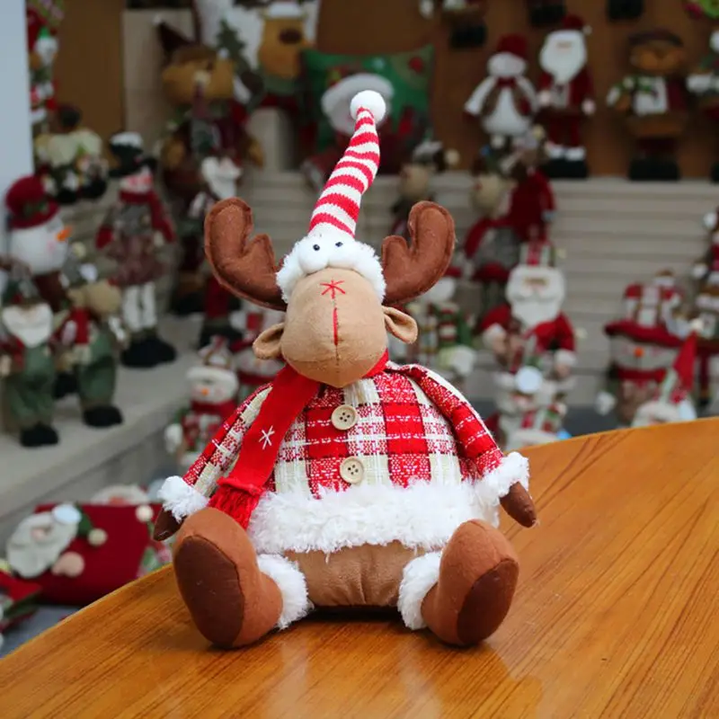 Рождественские украшения украшение для сидения декор камина мультяшная кукла с