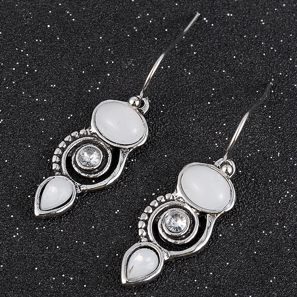 Винтажные элегантные свадебные украшения серьги для женщин длинные в виде