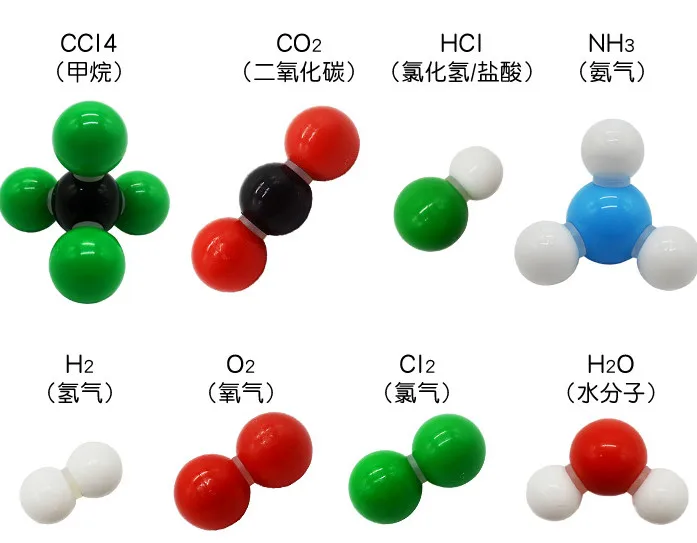 155 набор органических химических молекулярных моделей Atom органические