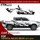 Наклейка на боковую дверь автомобиля 4x4 внедорожник Muds графическая Виниловая Наклейка для Toyota Hilux Revo 2011 2012 2013 2014 2015 2016 2017 2018 2019