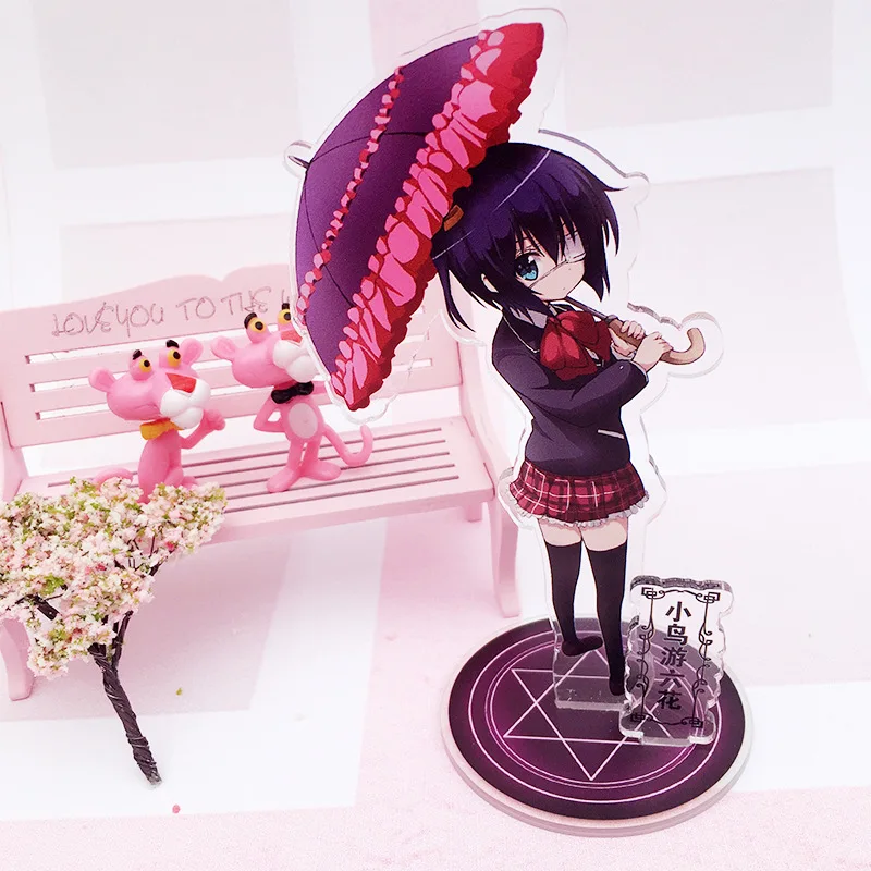 

Love Chunibyo & Other Delusions Anime Figure Acrylic Stand Model Toy Takanashi Rikka Figure Decoration Cosplay Action Figure DIY