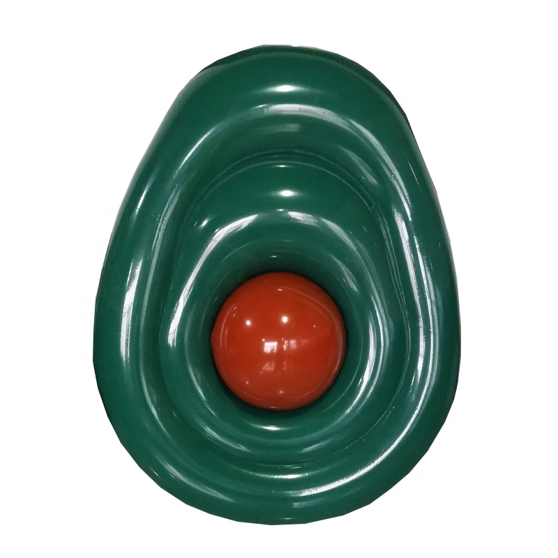 

Huge Inflatable Avocado Pool Float with Ball Water Fun Large Blow Up Summer BeachToys Floating Bed Loungers for Adults