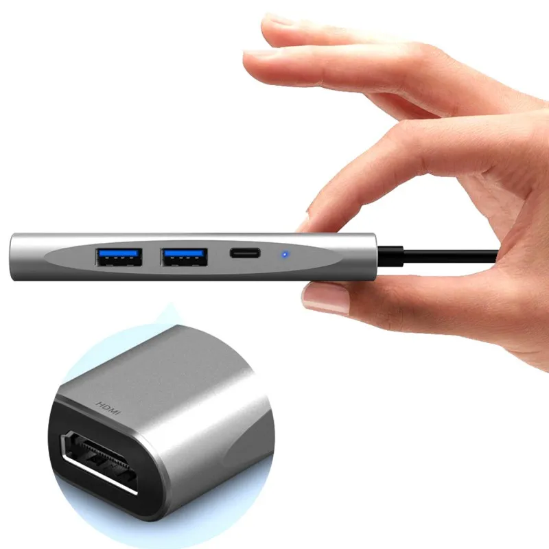 USB Type-C HDMI цифровой AV мультипортовый концентратор USB-C 3 1 адаптер PD зарядное