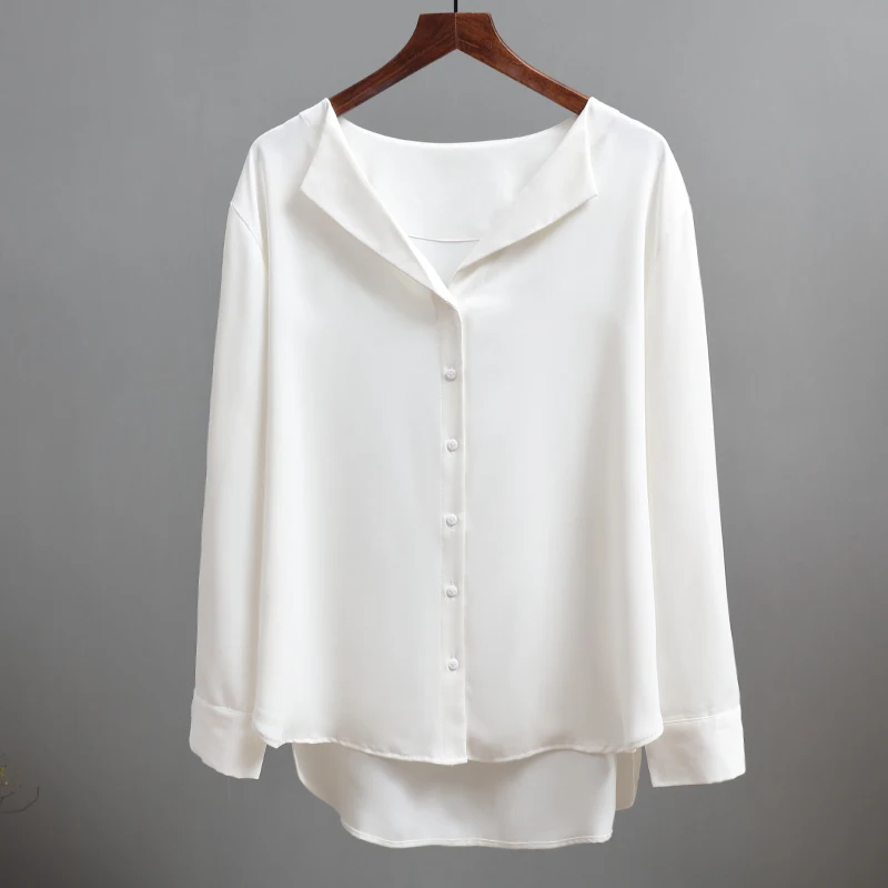 Blusa Осенняя Новинка 2020 Женская Шифоновая Блузка офисная Дамская свободная одежда