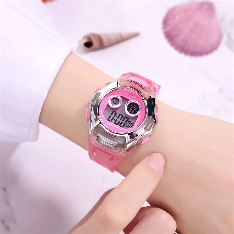 

Factory Sales Student Kids Girls Watch Child Clock Led Digital Wrist Watch Electronic Waterproof Watch For Girl Boy Gift