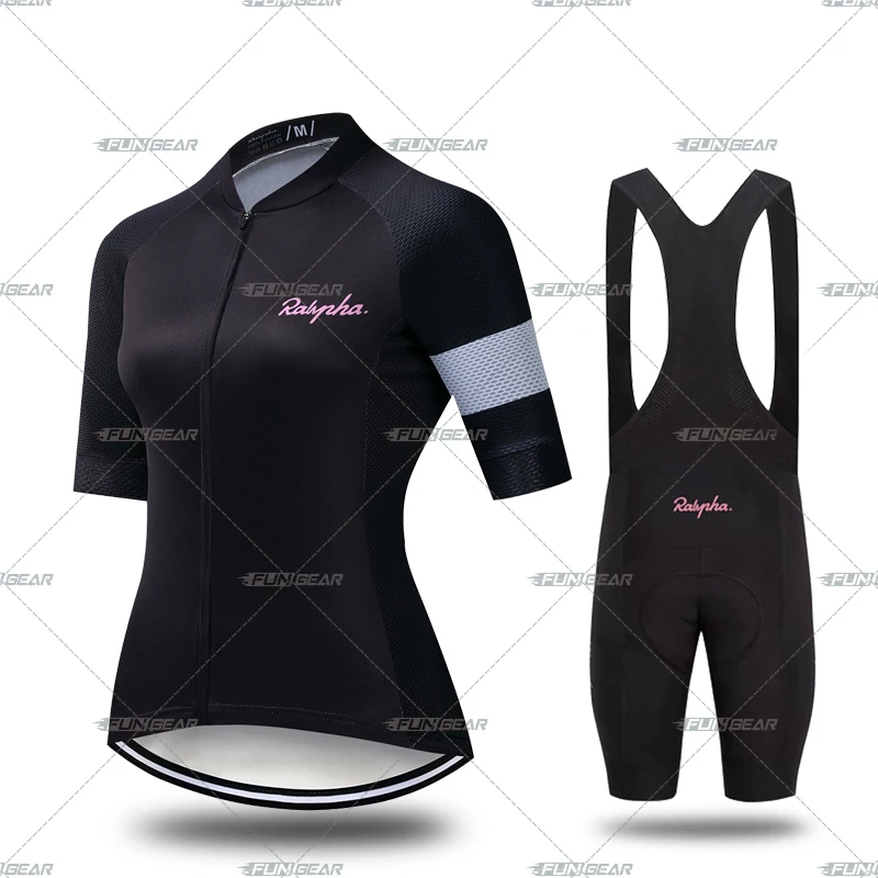 Bib Cycling Set Женский спортивный костюм для велоспорта с коротким рукавом, Летний дышащий спортивный костюм, одежда для горного велосипеда, женская одежда для велоспорта, повседневная одежда - Цвет: Bib Cycling Set