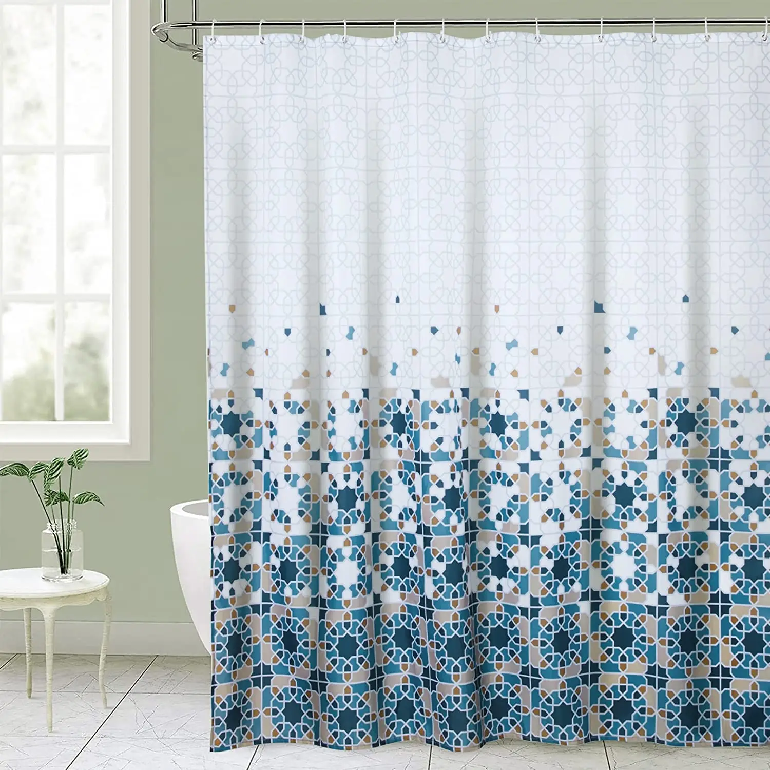 Набор занавесок для душа с 12 крючками абстрактное искусство креативные